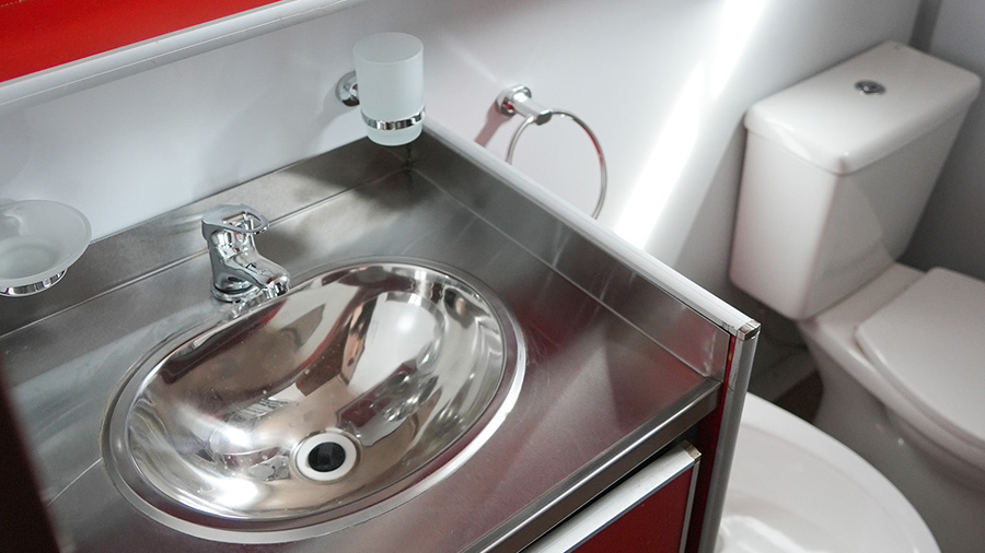 Cocina del trailer Company Man