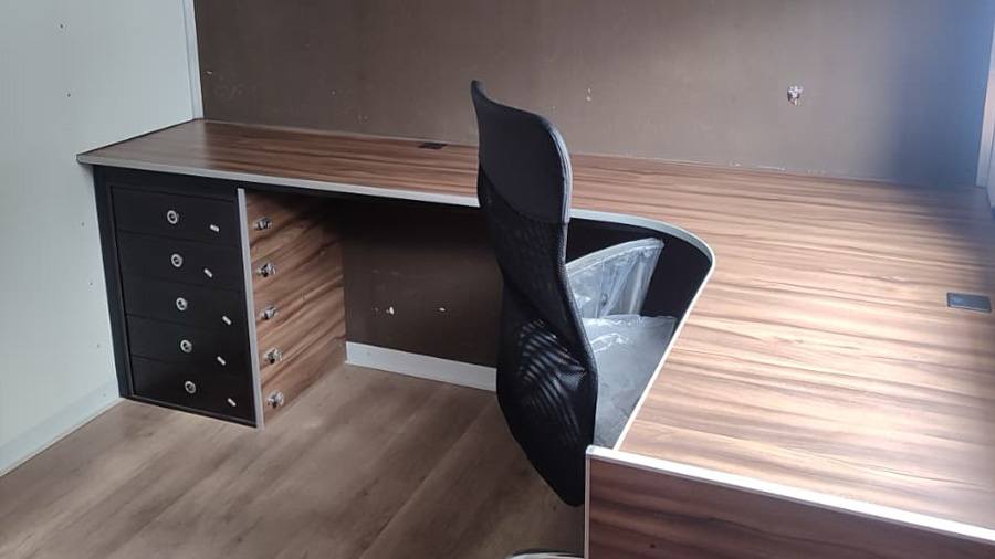 Cocina del trailer Company Man