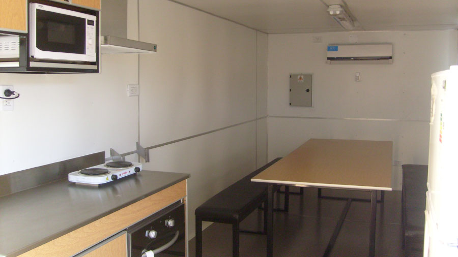 Comedor del trailer Personal