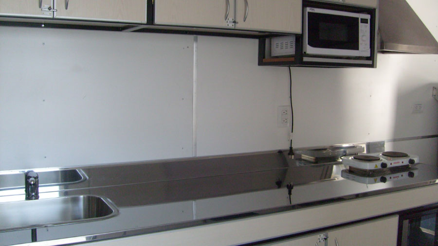 Cocina del trailer Personal