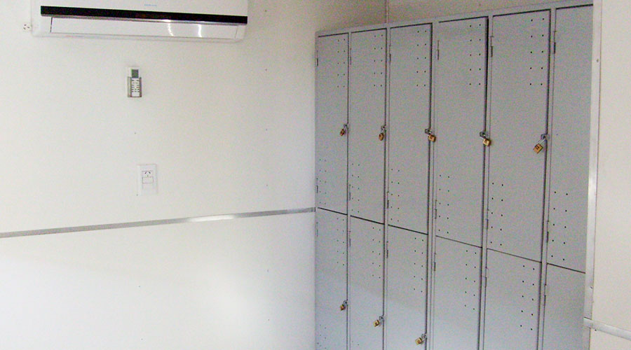 Lockers del trailer Personal